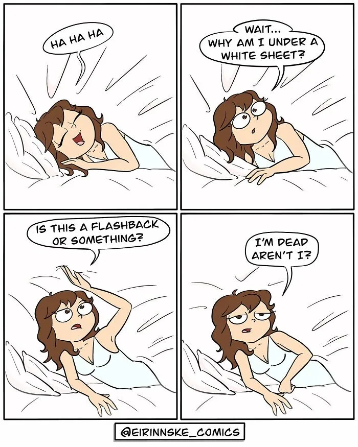 40 Goofy Comics With Unexpected Twists, By Eirinn Ske