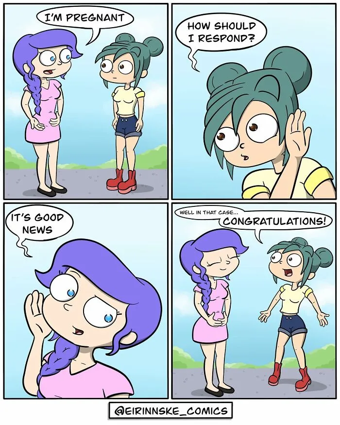 40 Goofy Comics With Unexpected Twists, By Eirinn Ske