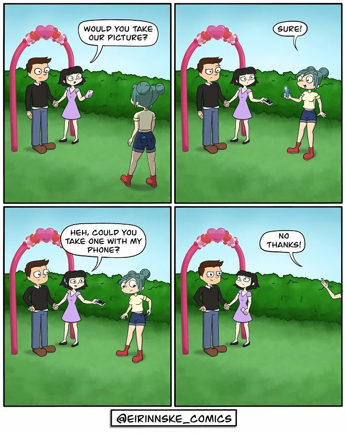 40 Goofy Comics With Unexpected Twists, By Eirinn Ske