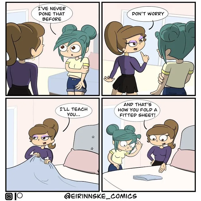 40 Goofy Comics With Unexpected Twists, By Eirinn Ske