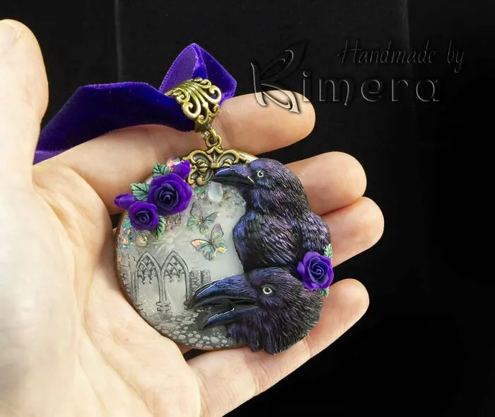 Me And My Sister Create Ooak Wearable Art In Polymer Clay!