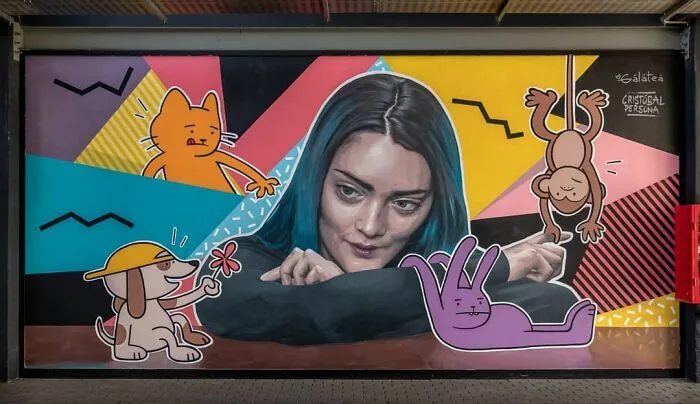 This Muralist From Chile Turns City Walls Into Masterpieces (20 Pics)