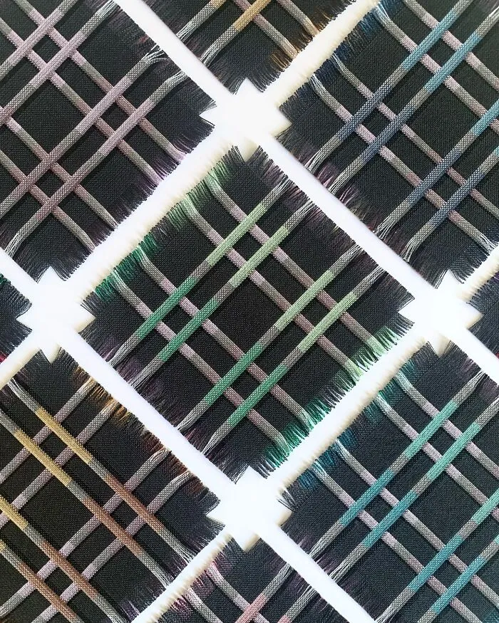 Artist Crafts Hypnotic Geometric Textiles That Appear 3D (26 Pics)