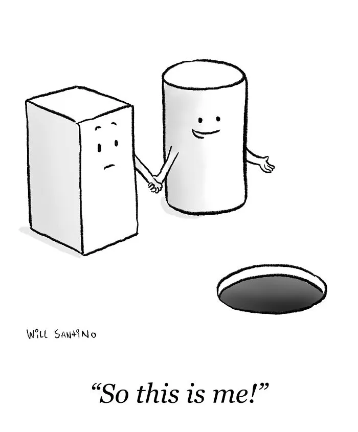 40 Quirky One-Panel Comics By Will Kiley Santino (New Pics)