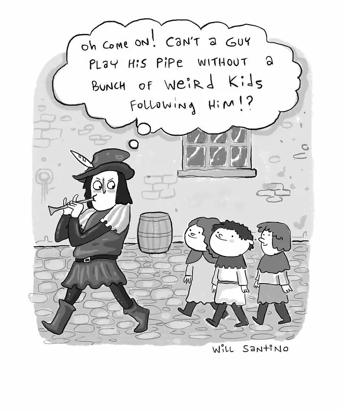 40 Quirky One-Panel Comics By Will Kiley Santino (New Pics)