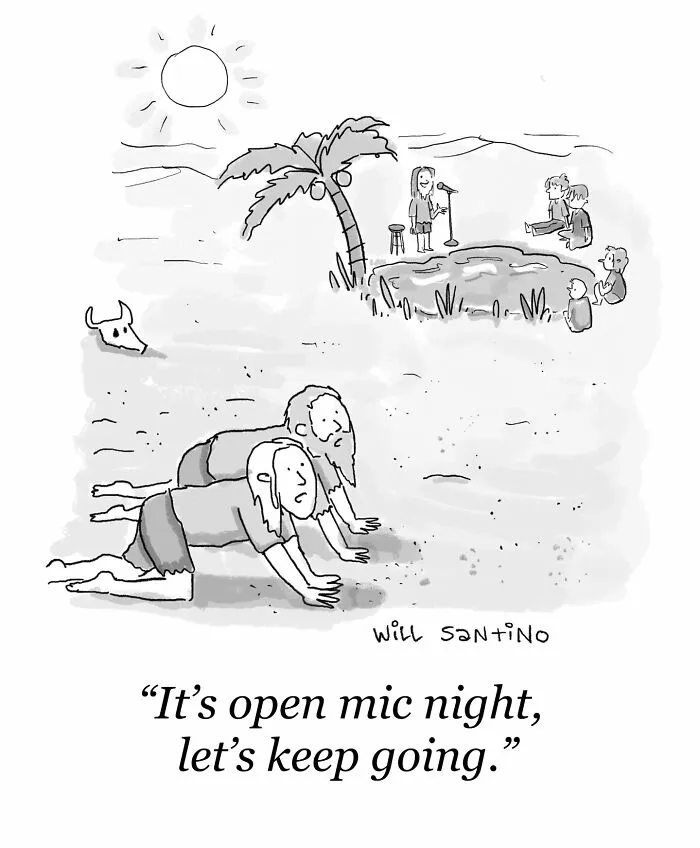 40 Quirky One-Panel Comics By Will Kiley Santino (New Pics)