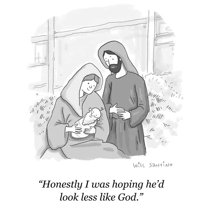 40 Quirky One-Panel Comics By Will Kiley Santino (New Pics)