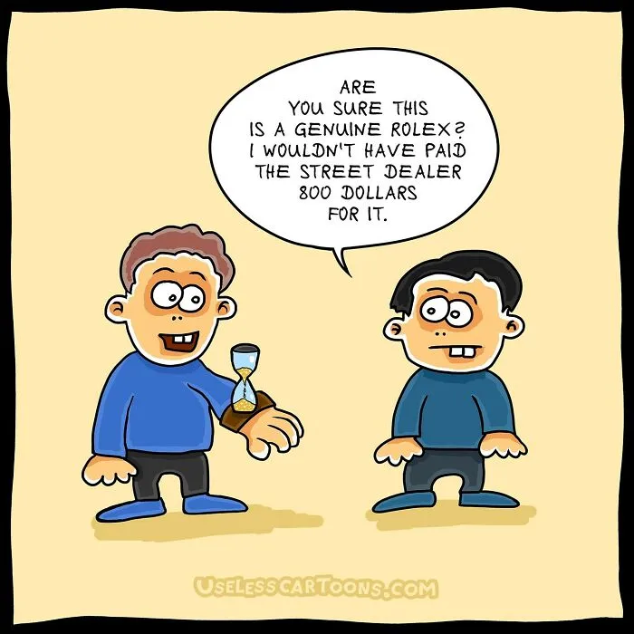 25 Bizarre And Funny One-Panel Comics By Ohne Sinn That Might Tickle Your Brain