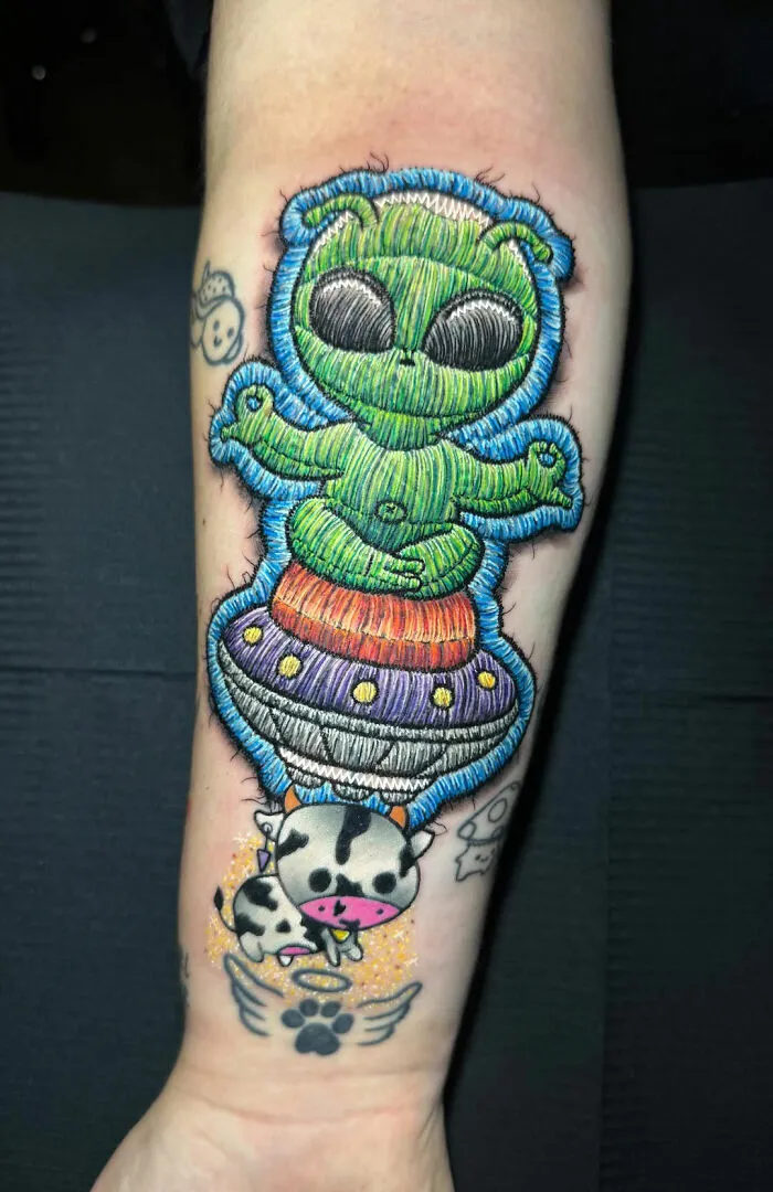 This Artist Is Turning Skin Into Masterpieces With Embroidery-Inspired Tattoos (55 Pics)