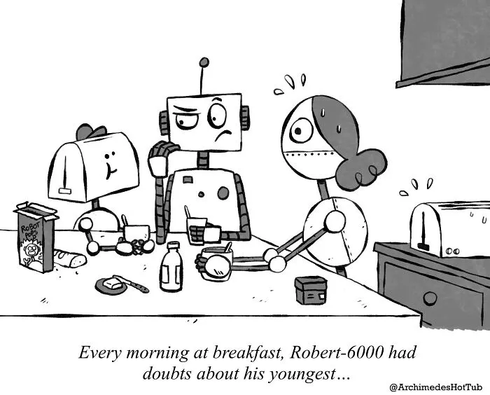 32 Cartoons By Thomas Leclercq That Offer A Brilliant Mix Of Wit, Wisdom, And Whimsy
