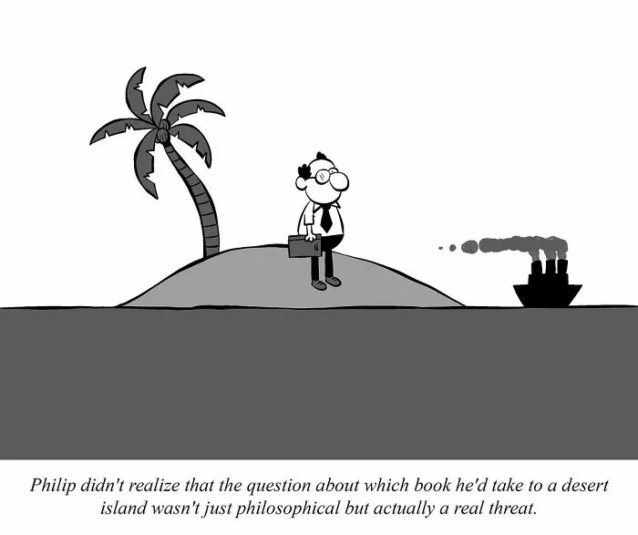 32 Cartoons By Thomas Leclercq That Offer A Brilliant Mix Of Wit, Wisdom, And Whimsy