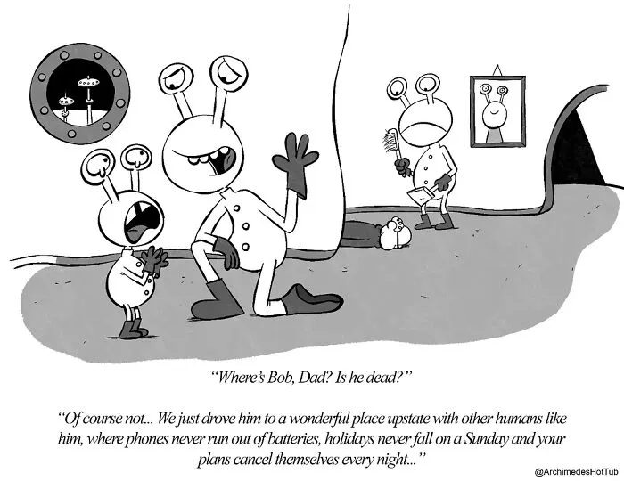 32 Cartoons By Thomas Leclercq That Offer A Brilliant Mix Of Wit, Wisdom, And Whimsy
