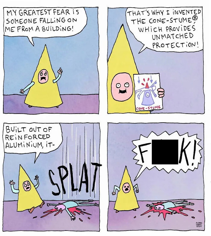 Embracing Life’s Absurdity: 20 New Comics By Pierre Mortel