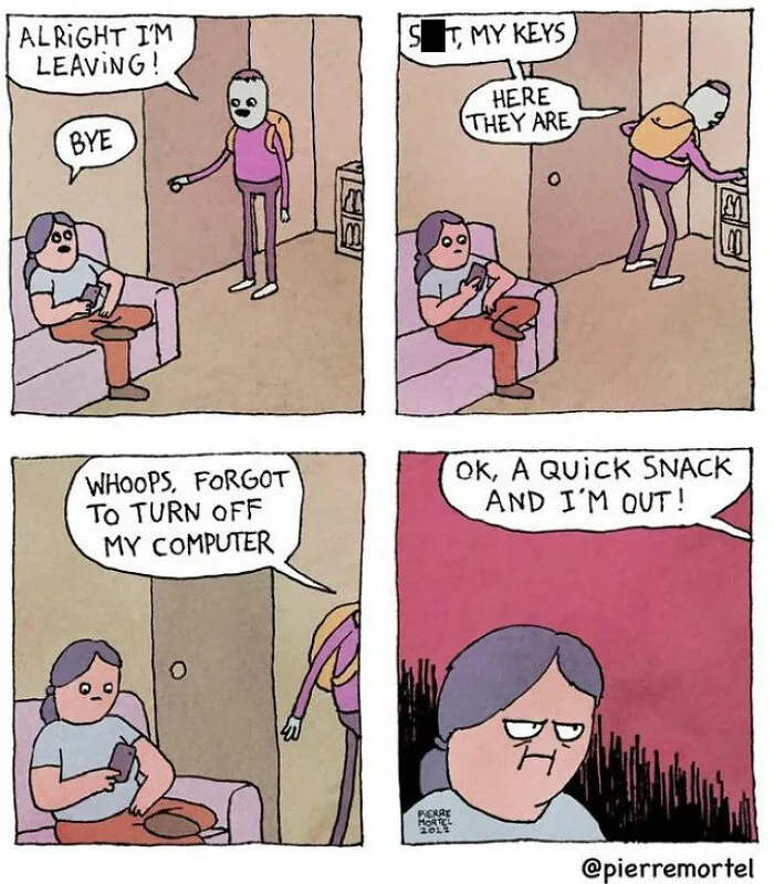 Embracing Life’s Absurdity: 20 New Comics By Pierre Mortel
