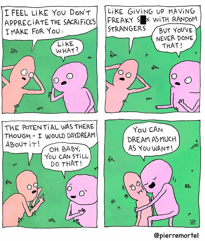 Embracing Life’s Absurdity: 20 New Comics By Pierre Mortel