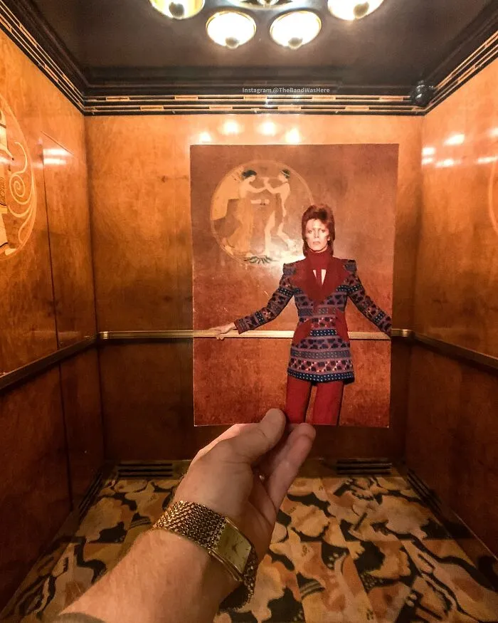 David Bowie At Radio City Music Hall In February 1973, Photo By Masayoshi Sukita