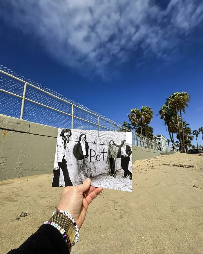 The Doors In Venice Beach 1969, Photo By Henry Diltz