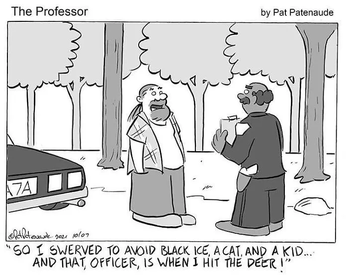 This Artist Made 40 Funny One-Panel Comics Featuring Absurd Situations