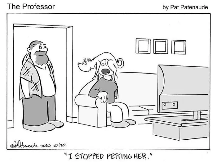 This Artist Made 40 Funny One-Panel Comics Featuring Absurd Situations