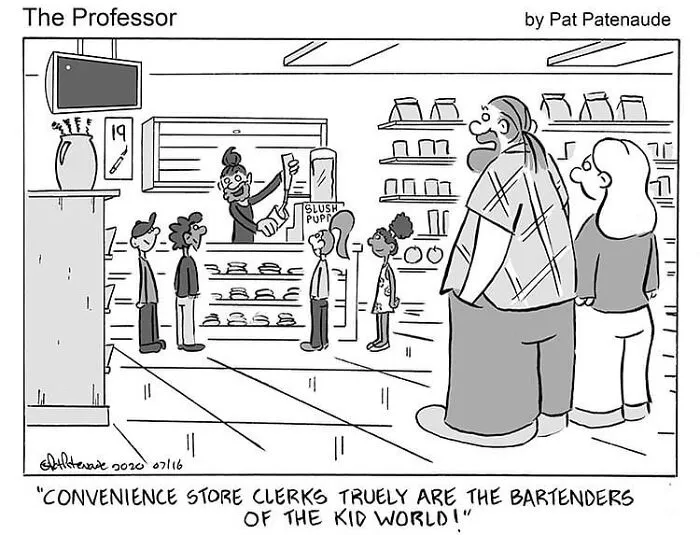 This Artist Made 40 Funny One-Panel Comics Featuring Absurd Situations