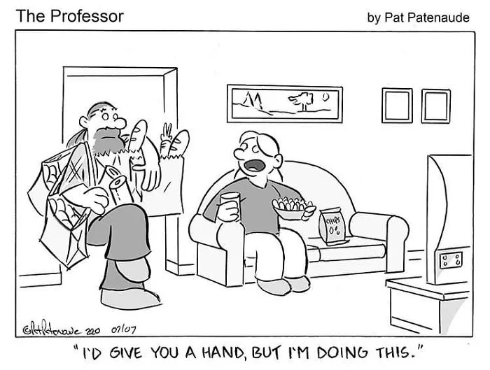 This Artist Made 40 Funny One-Panel Comics Featuring Absurd Situations