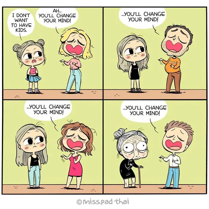 Funny Comics That Explore The Single, Childfree Lifestyle Of Women In Their 30s, By Miss Pad Thai (21 New Pics)