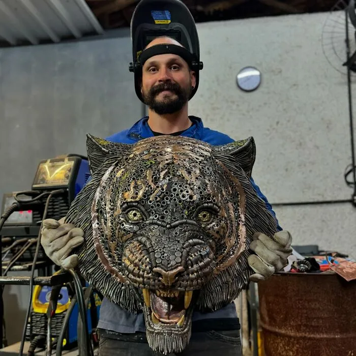 From Scraps To Art: 33 Mesmerizing Metal Sculptures Made By Michel Torres Costa