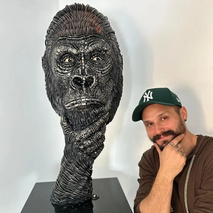 From Scraps To Art: 33 Mesmerizing Metal Sculptures Made By Michel Torres Costa