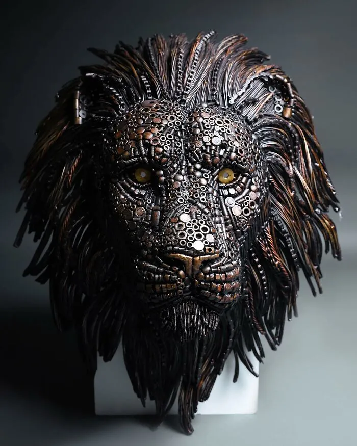 From Scraps To Art: 33 Mesmerizing Metal Sculptures Made By Michel Torres Costa
