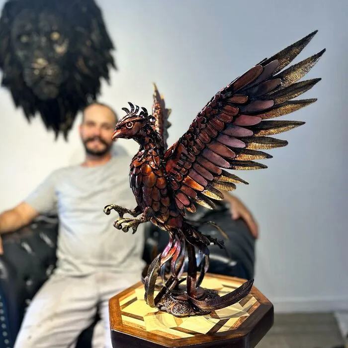 From Scraps To Art: 33 Mesmerizing Metal Sculptures Made By Michel Torres Costa