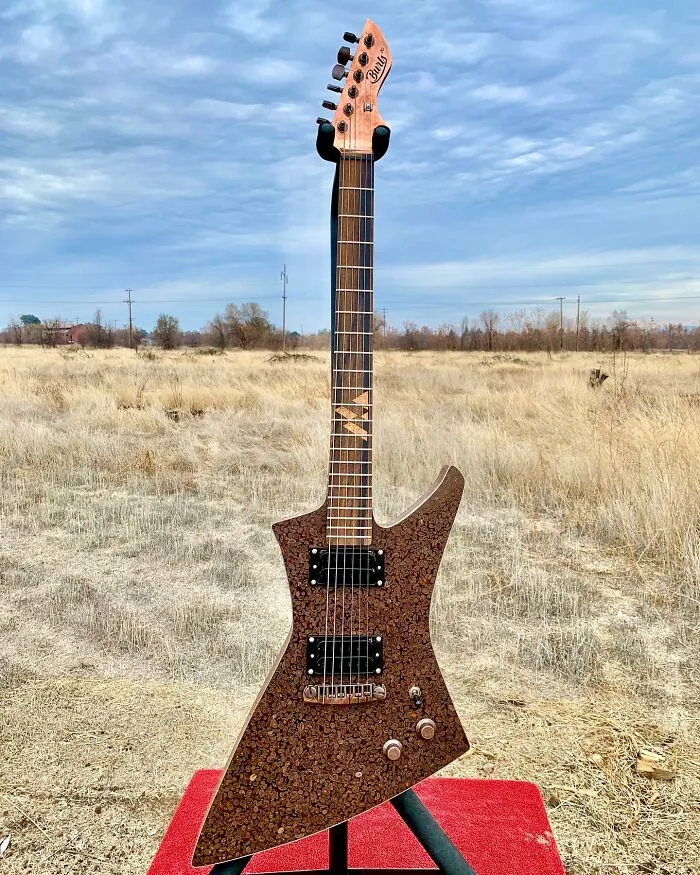 Burls Art Crafted 28 Extraordinary Guitars Using Unconventional Materials