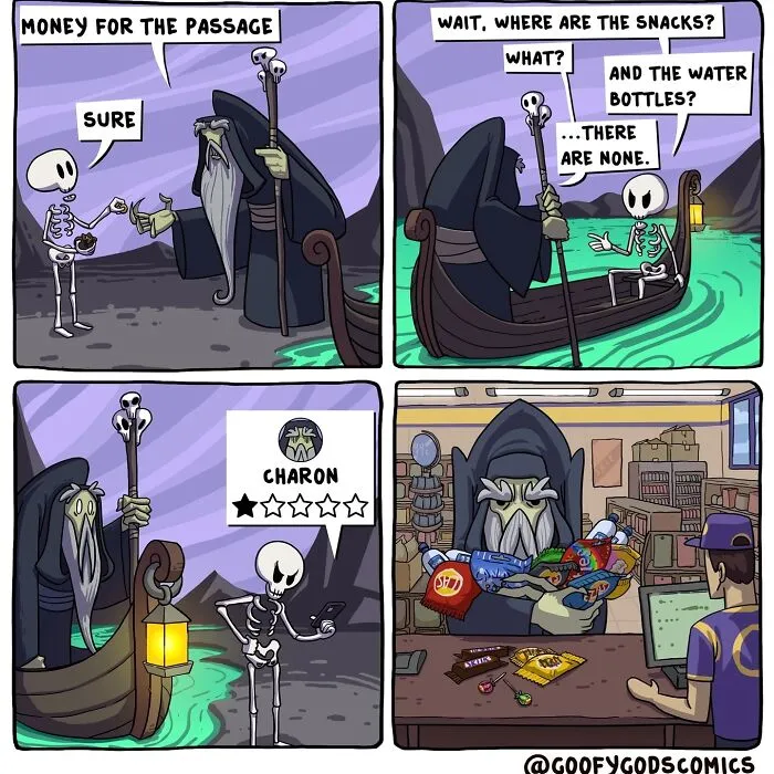 Greek Mythology Characters Come Alive In These "Goofy God Comics" (30 New Pics)
