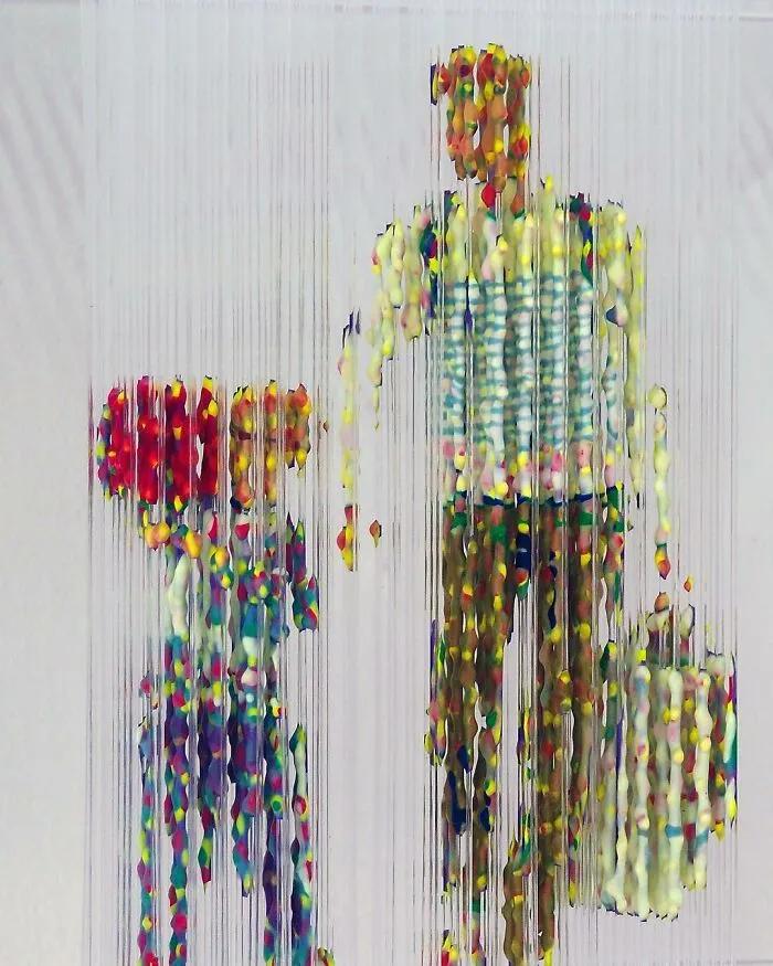 Artist Paints 3D Abstract Sculptures Of People (25 Pics)