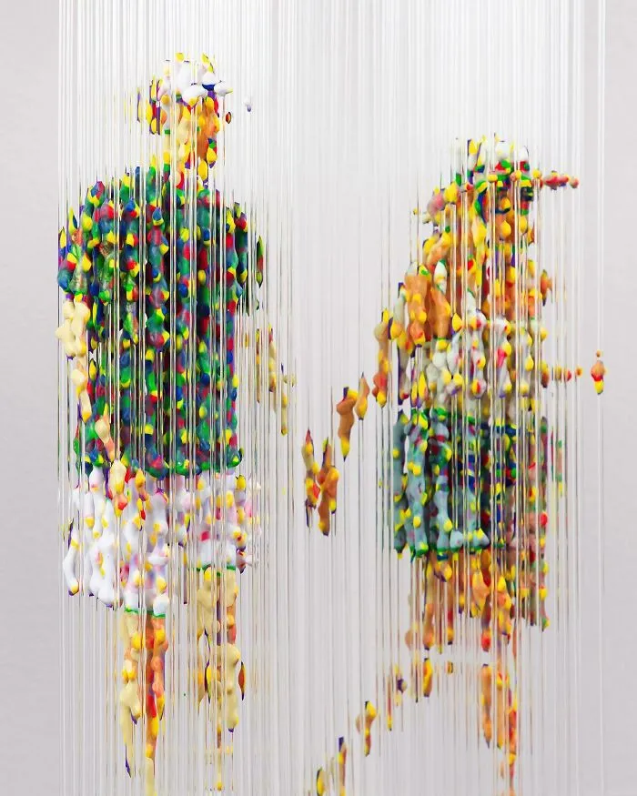Artist Paints 3D Abstract Sculptures Of People (25 Pics)