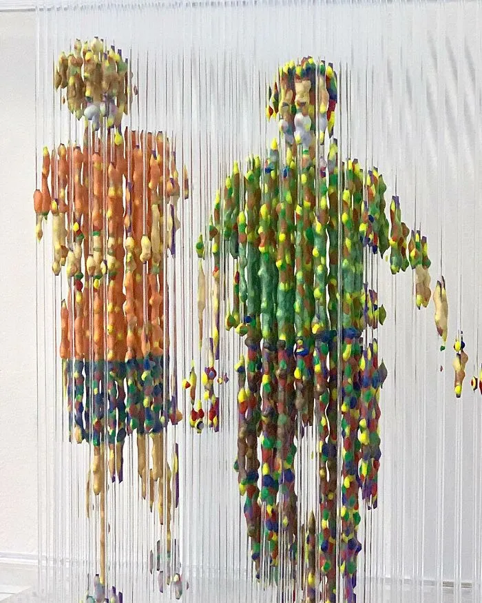 Artist Paints 3D Abstract Sculptures Of People (25 Pics)