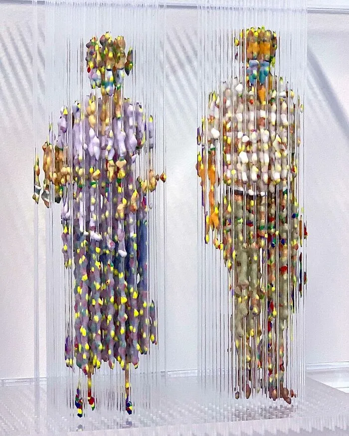 Artist Paints 3D Abstract Sculptures Of People (25 Pics)