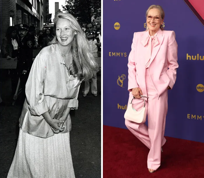 Meryl Streep's Earliest Red Carpet Was In 1979 At The Premiere Of "The Seduction Of Joe Tynan" And Her Most Recent Was At The 2024 Emmy Awards In Los Angeles On September 15, 2024