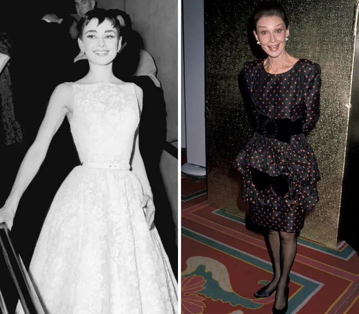 Audrey Hepburn's Earliest Red Carpet Was At The 26th Annual Academy Awards In 1954 And Her Last Notable Red Carpet Was At The 17th International Emmy Awards On November 20, 1989