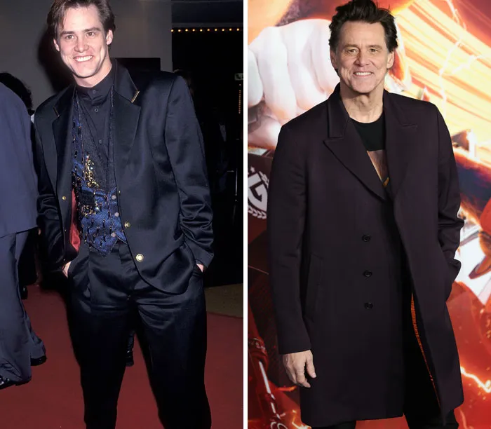 Jim Carrey's Earliest Red Carpet Was At The "Ace Ventura: Pet Detective" Westwood Premiere In 1994, And His Most Recent At The "Sonic The Hedgehog 3" UK Premiere In London On December 10, 2024