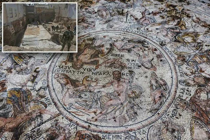 Roman Mosaic Depicting The Trojan War Found In Syria Two Years Ago