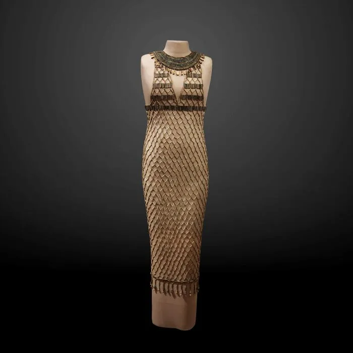 Egyptian Faience Beaded Fishnet Dress Dating From The Fourth Dynasty, C. 2550 Bce