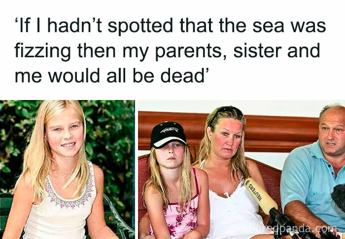 minutes Before The 2004 Tsunami Hit Thailand, Tilly Smith, 10 Y.o. Girl Warned Her Parents It Was Coming