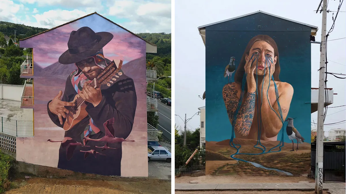 This Muralist From Chile Turns City Walls Into Masterpieces (20 Pics)