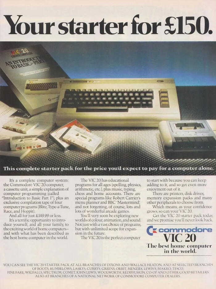 Commodore Vic 20 Advert (1983)