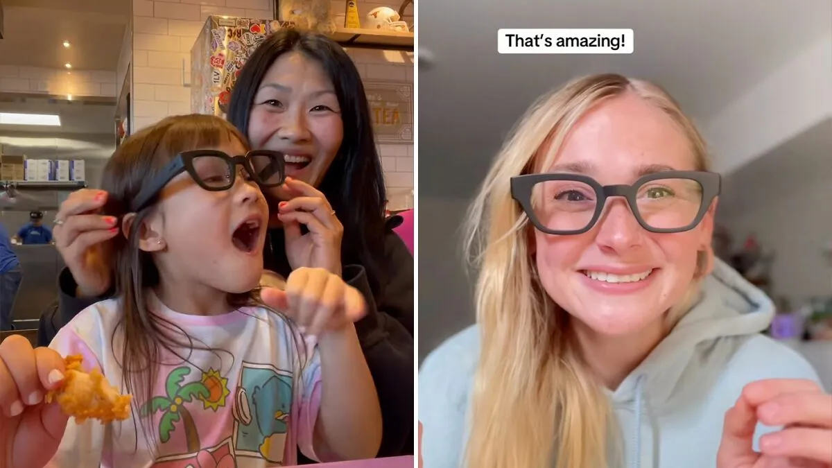 Life-Changing Glasses Let Deaf Girl "See" Speech, And Her Face Says It All
