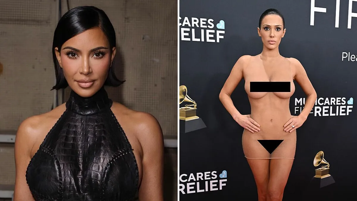 Fans Praise “Classy” Kim Kardashian For Showing Bianca Censori How To Dress After Grammys Scandal