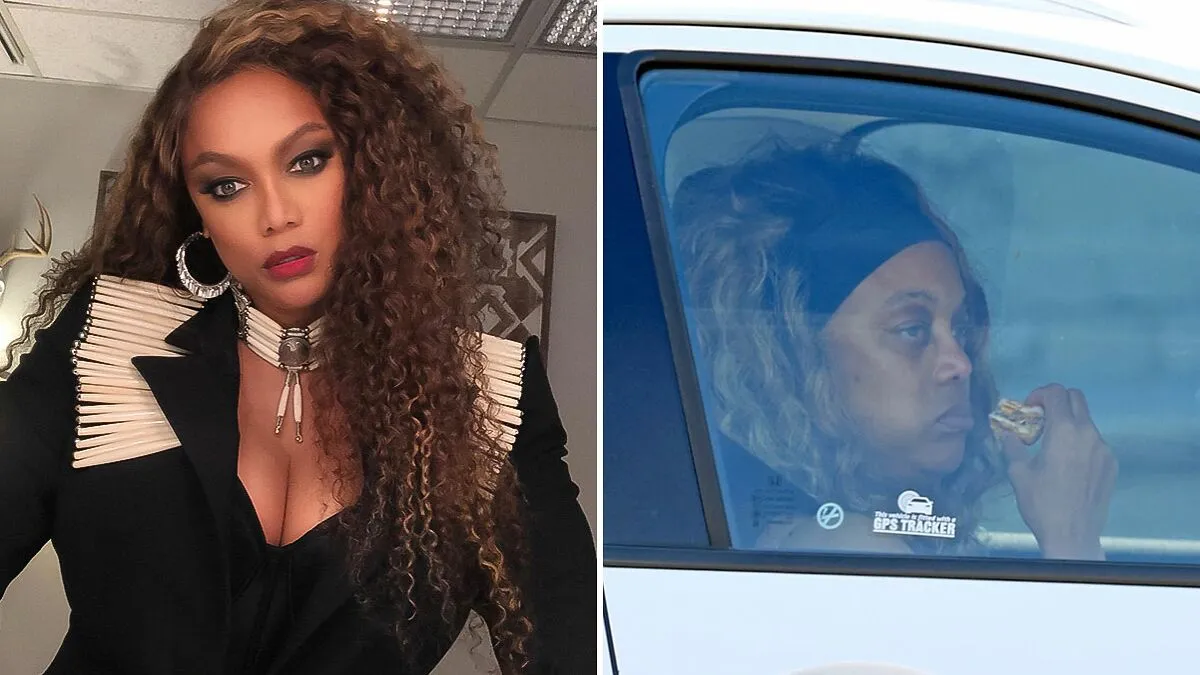 Paparazzi Photos Of Tyra Banks Eating A Cheeseburger Without Makeup Spark Mixed Reactions