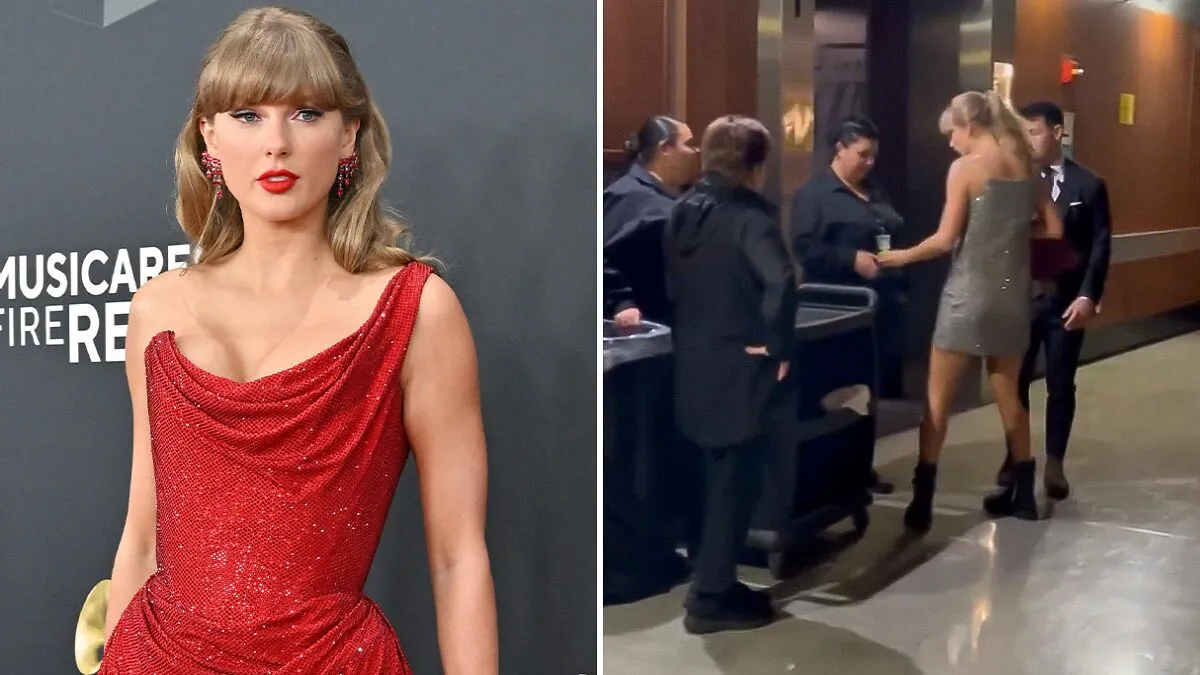 Taylor Swift Caught On Viral Video Giving Tips To Staff After The Grammys: "Bare Minimum"