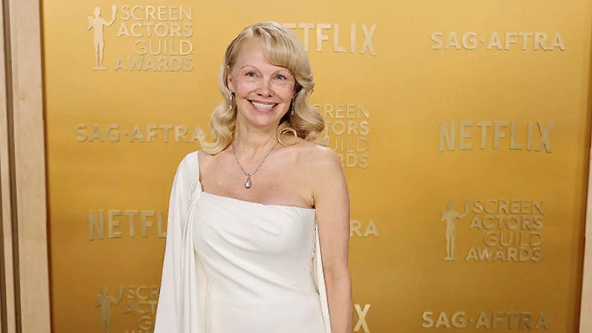 Pamela Anderson Stuns Fans With Transformation As She Goes Makeup-Free At 2025 SAG Awards