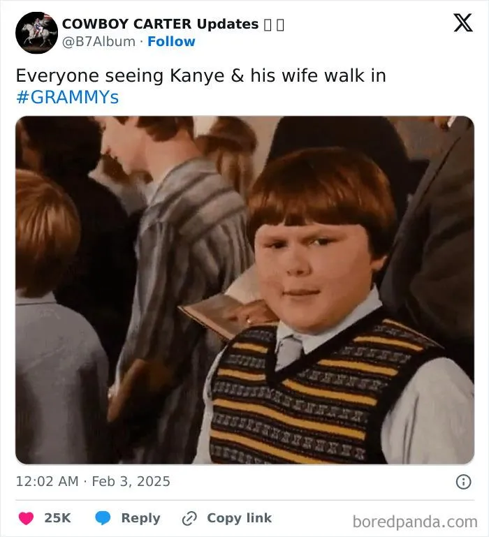 30 Of The Funniest Memes And Tweets That Stole The Show At The 2025 Grammys